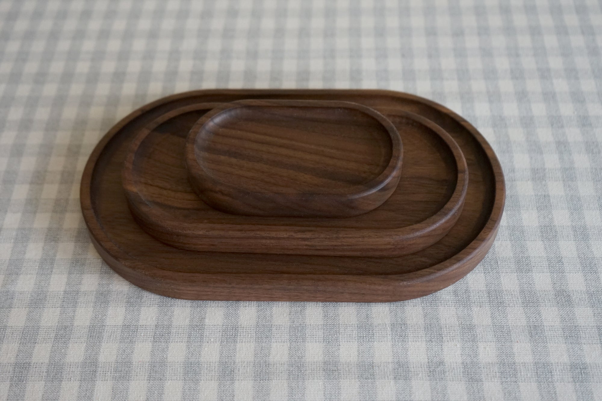 Walnut Tray Set